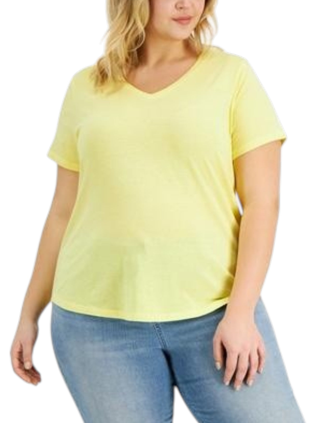 Image for Women's Plain Solid Top,Yellow