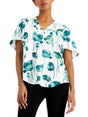 Image for Women's Floral Printed Top,White