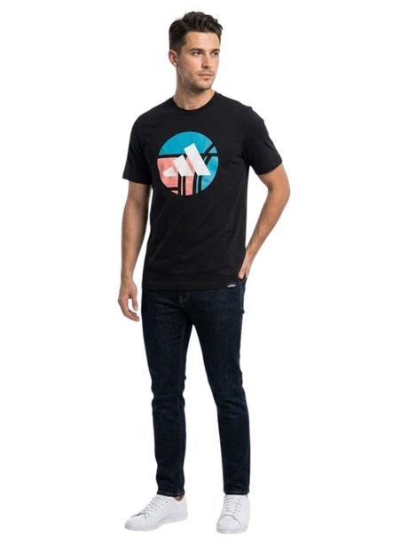 Image for Men's Printed Top,Black