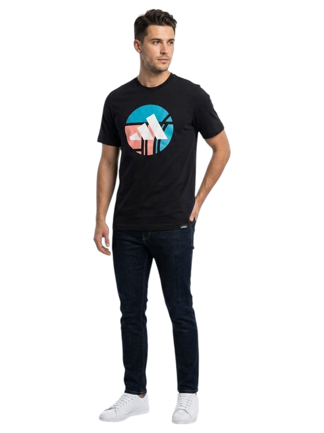 Image for Men's Printed Top,Black