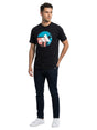 Image for Men's Printed Top,Black