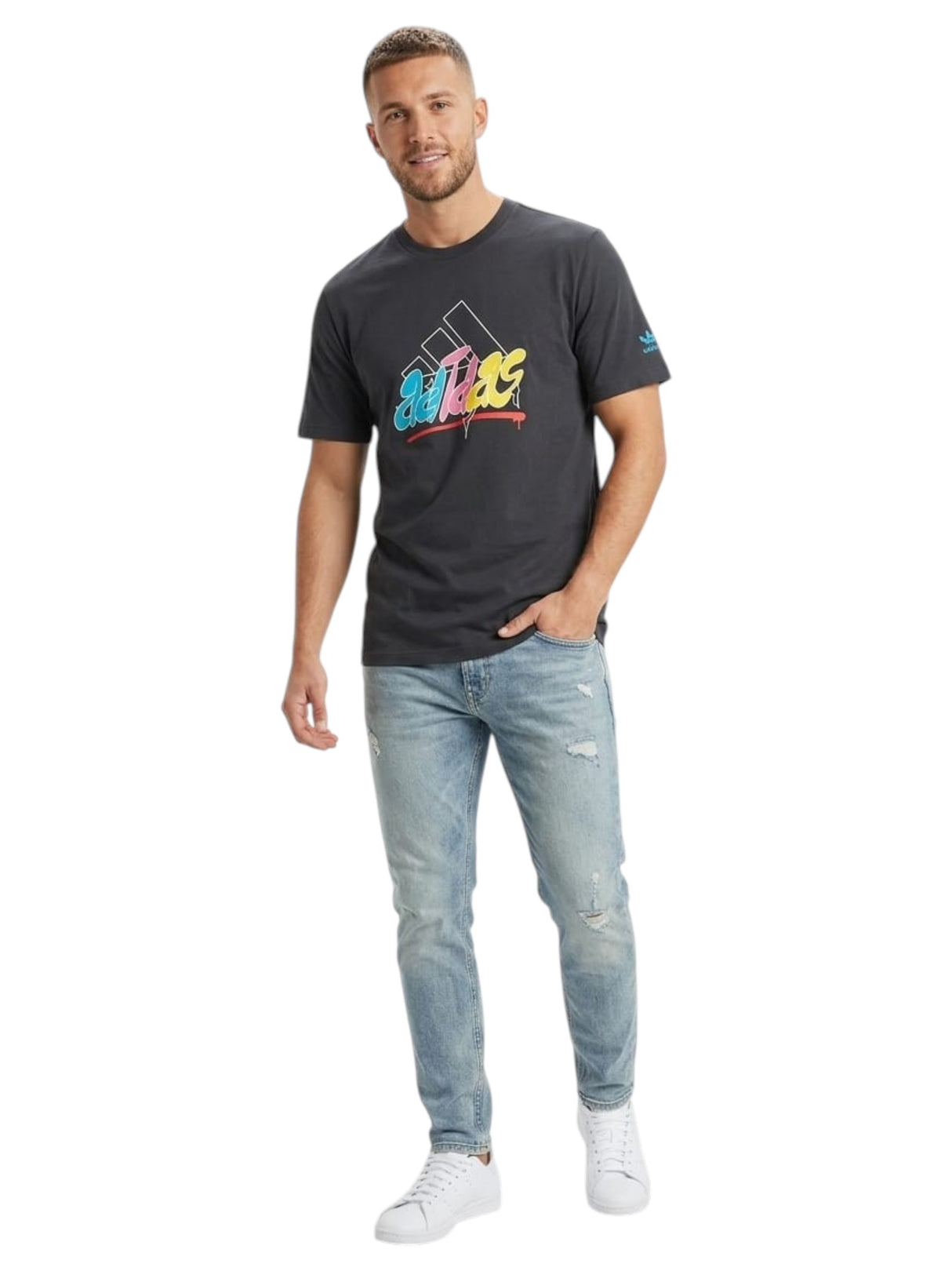 Image for Men's Printed Top,Black