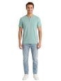 Image for Men's Plain Solid Top,Aqua