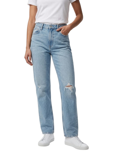 Image for Women's Ripped Jeans,Light Blue