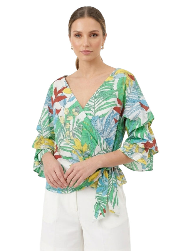 Image for Women's Printed Top,Multi