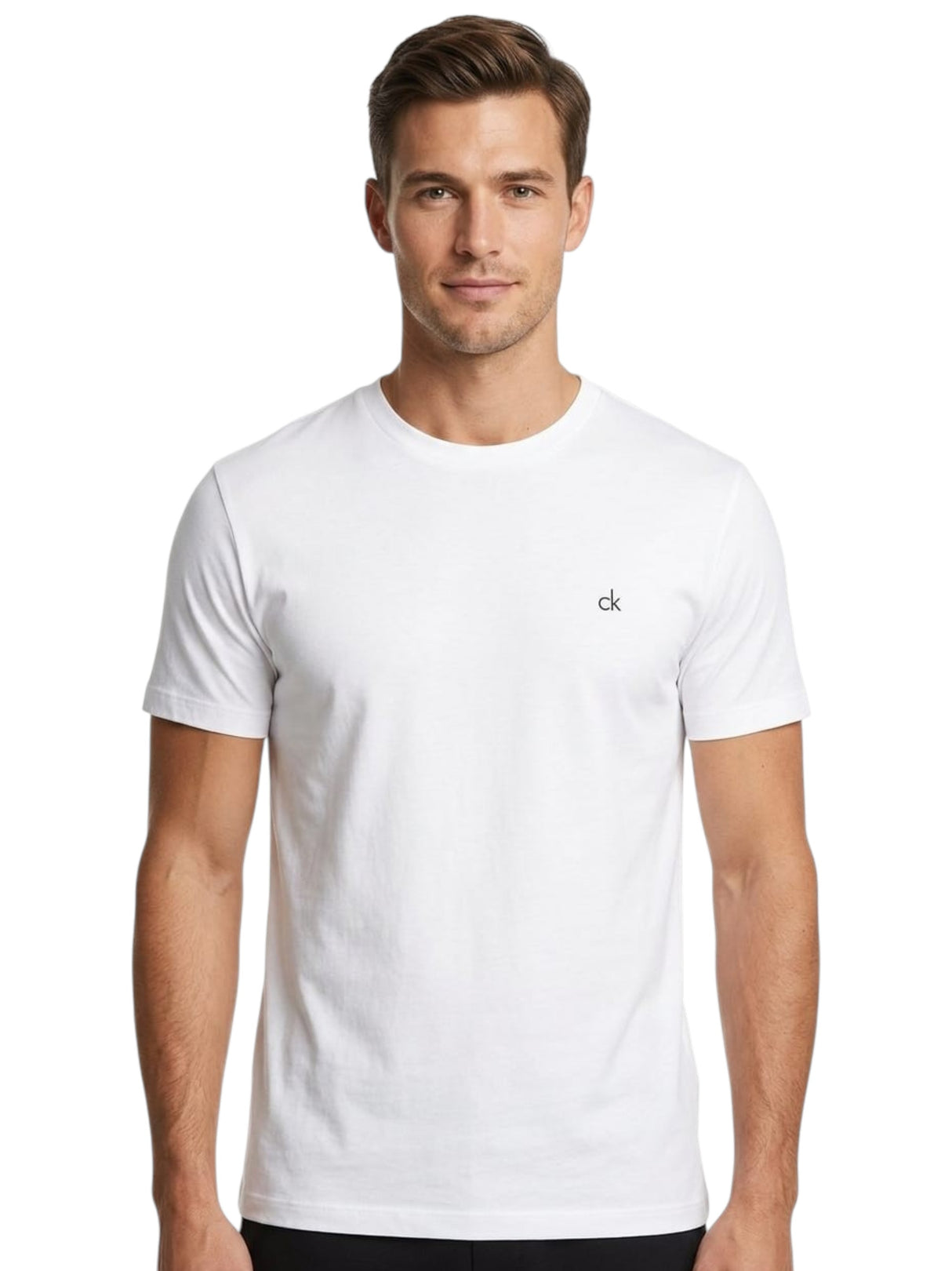 Image for Men's Brand Logo Printed Top,White