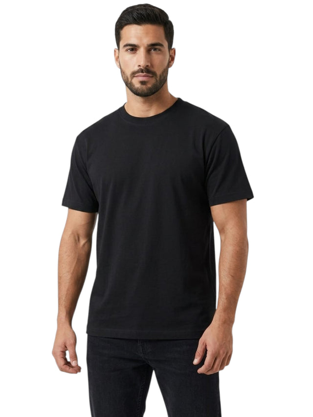 Image for Men's Plain Solid Top,Black