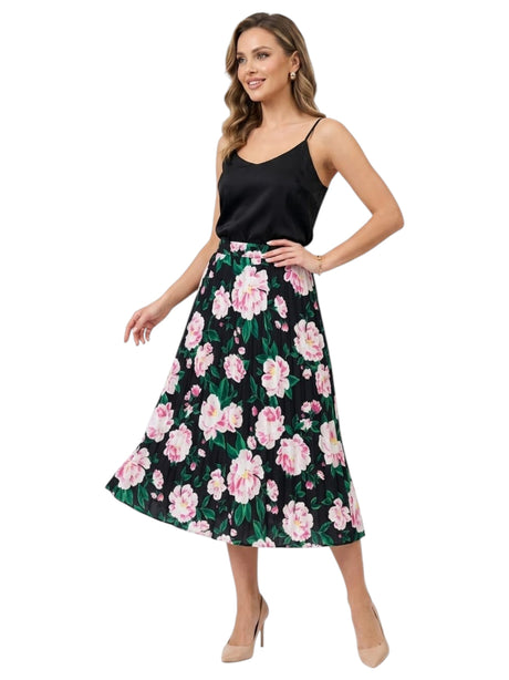 Image for Women's Floral Printed Skirt,Multi