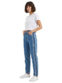 Image for Women's Textured Jeans,Blue