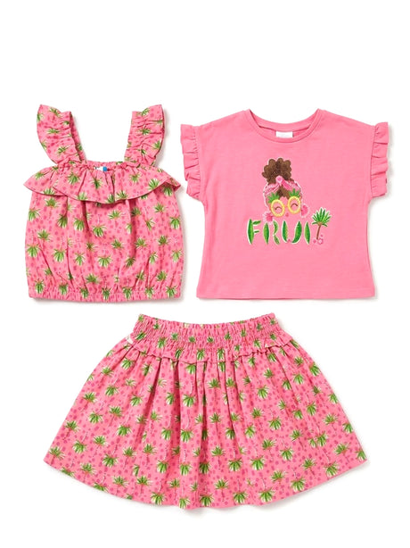 Image for Kids Girl's Printed Set 3Pieces,Pink