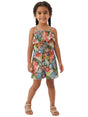 Image for Kids Girl's Printed Shorted Jumpsuit,Multi