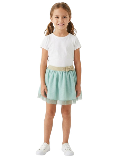 Image for Kids Girl's Ruffled Skirt,Aqua