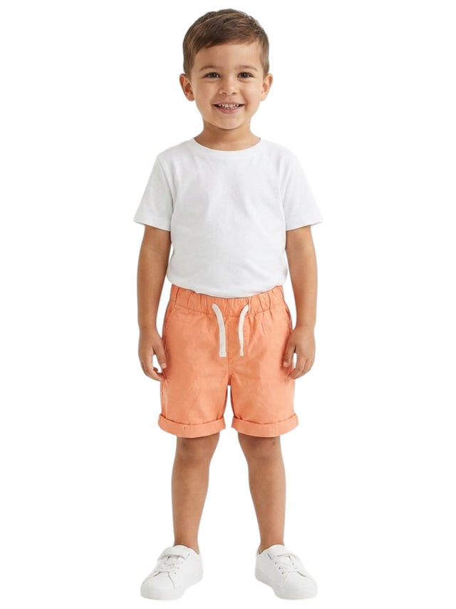 Image for Kids Boy's Plain Short,Orange