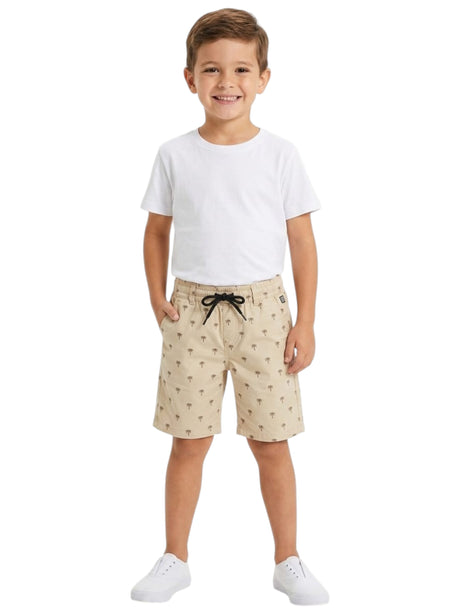 Image for Kids Boy's Printed Short,Beige