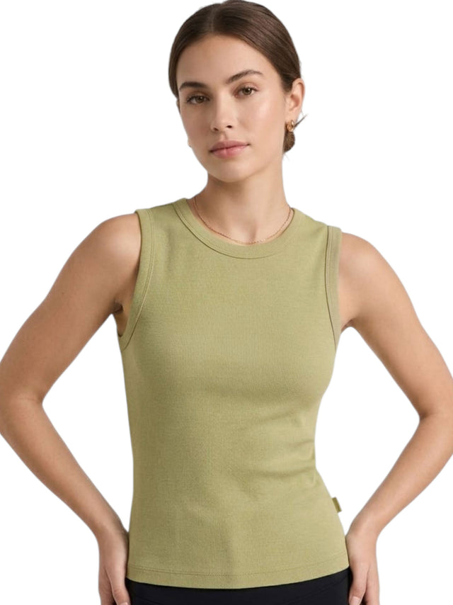 Image for Women's Ribbed Sport Top,Pistachio