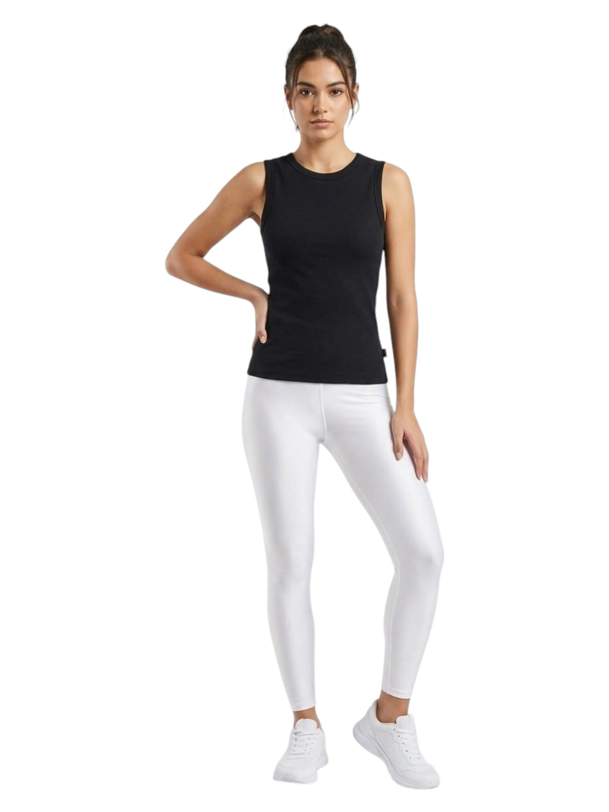 Image for Women's Ribbed Sport Top,Black