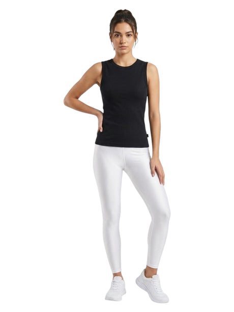 Image for Women's Ribbed Sport Top,Black