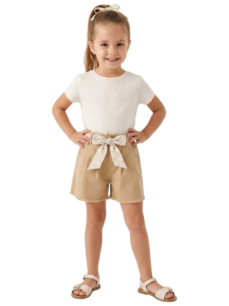 Image for Kids Girl's Plain Short,Beige