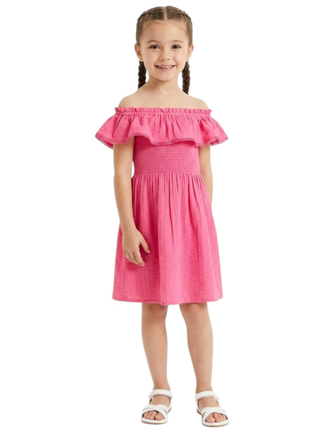 Image for Kids Girl's Textured Dress,Pink