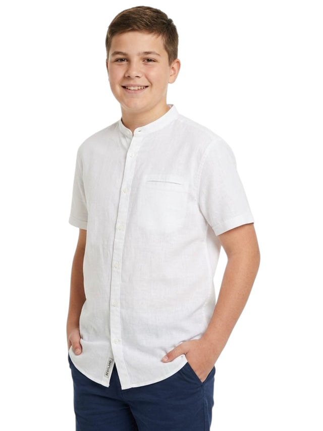 Image for Kids Boy's Plain Dress Shirt,White