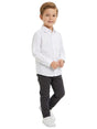 Image for Kids Boy's Plain Dress Shirt,White