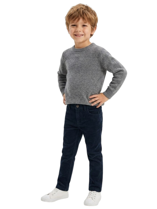 Image for Kids Boy's Ribbed Pant,Navy