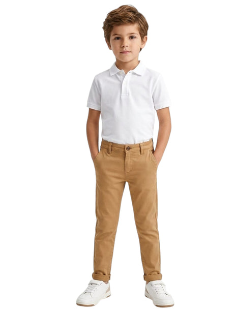 Image for Kids Boy's Plain Pant,Brown