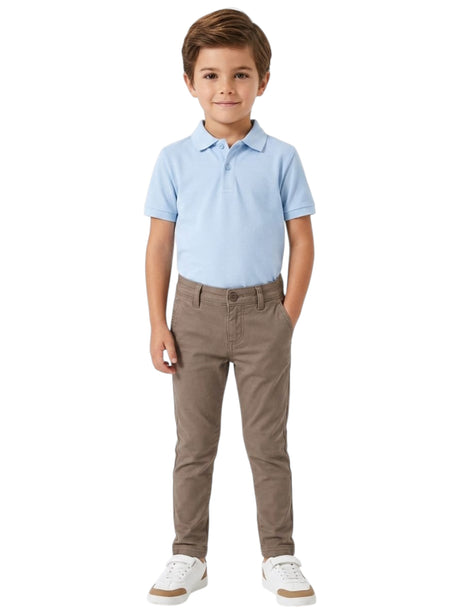 Image for Kids Boy's Plain Pant,Olive Brown