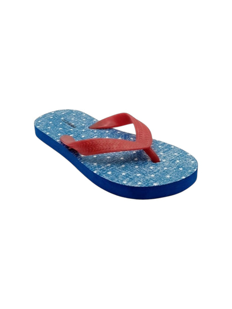 Image for Kids Girl's Printed Slipper,Red/Blue