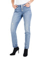 Image for Women's Shiny Panted Jeans,Blue