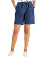 Image for Women's Plain Short,Jeans Navy