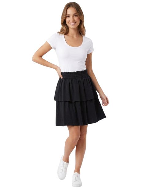 Image for Women's Plain Skirt,Black 