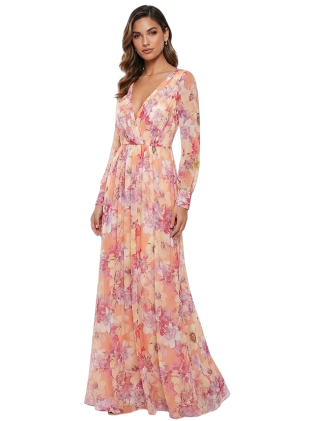 Image for Women's Floral Printed Dress,Multi