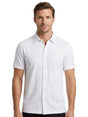 Image for Men's Knitted Dress Shirt,White