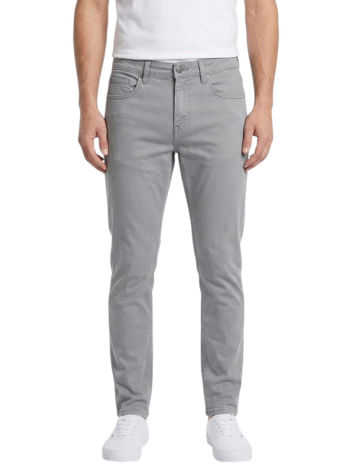 Image for Men's Plain Jeans,Grey
