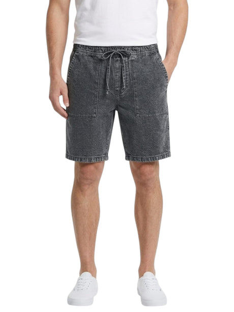 Image for Men's Plain Jeans Short,Black