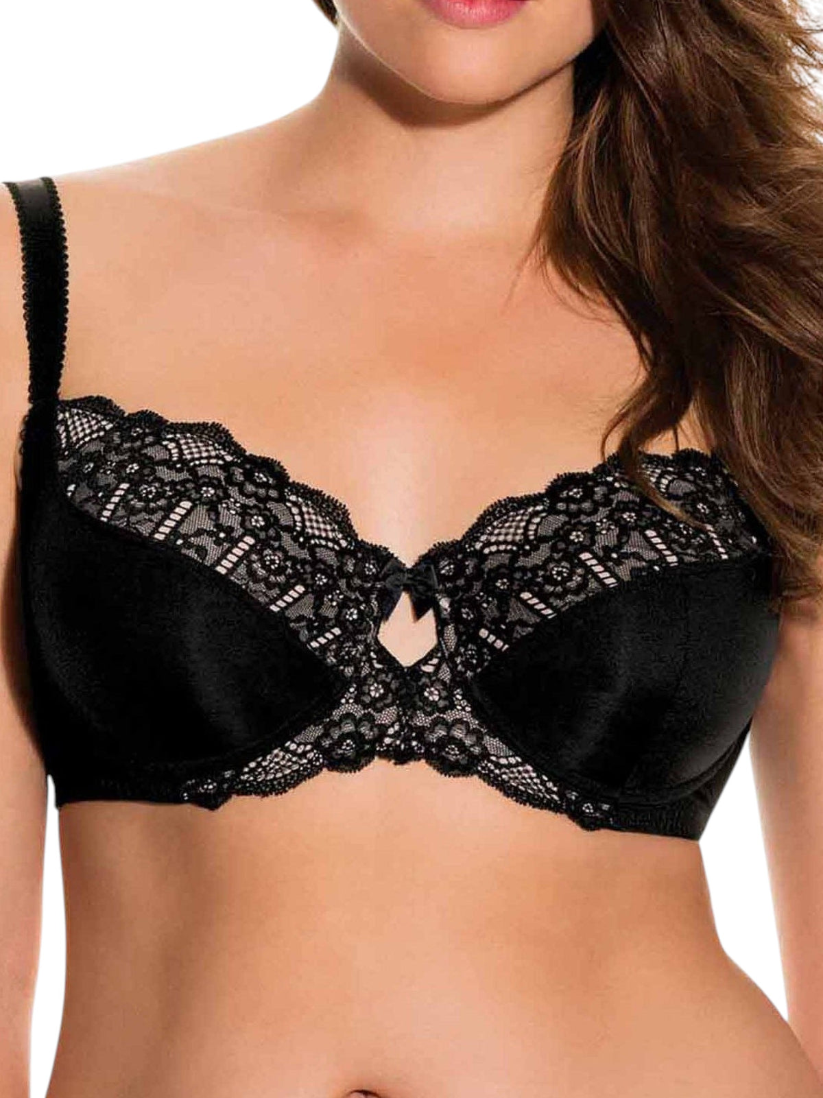 Image for Women's Lace Bra,Black