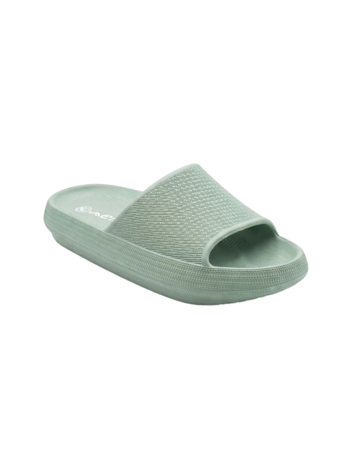 Image for Men's Textured Slippers,Mint Green