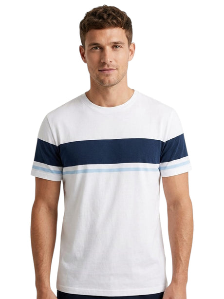 Image for Men's Colorblocked Top,White