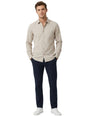 Image for Men's Plain Dress Shirt,Beige