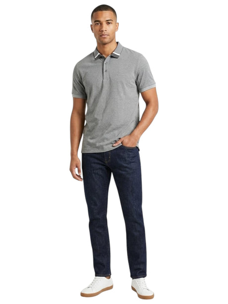 Image for Men's Textured Top,Heather Grey