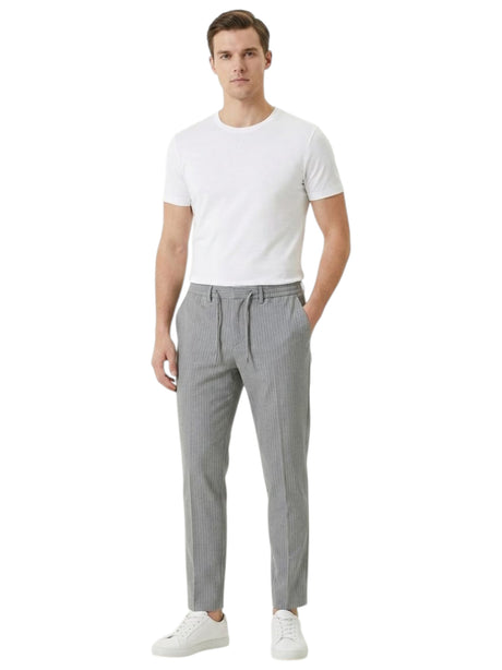 Image for Men's Striped Pant,Grey