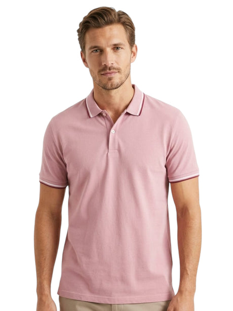 Image for Men's Textured Top,Pink