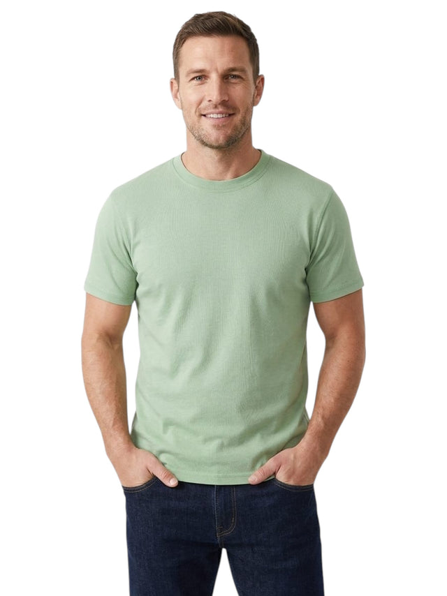 Image for Men's Textured Top,Green