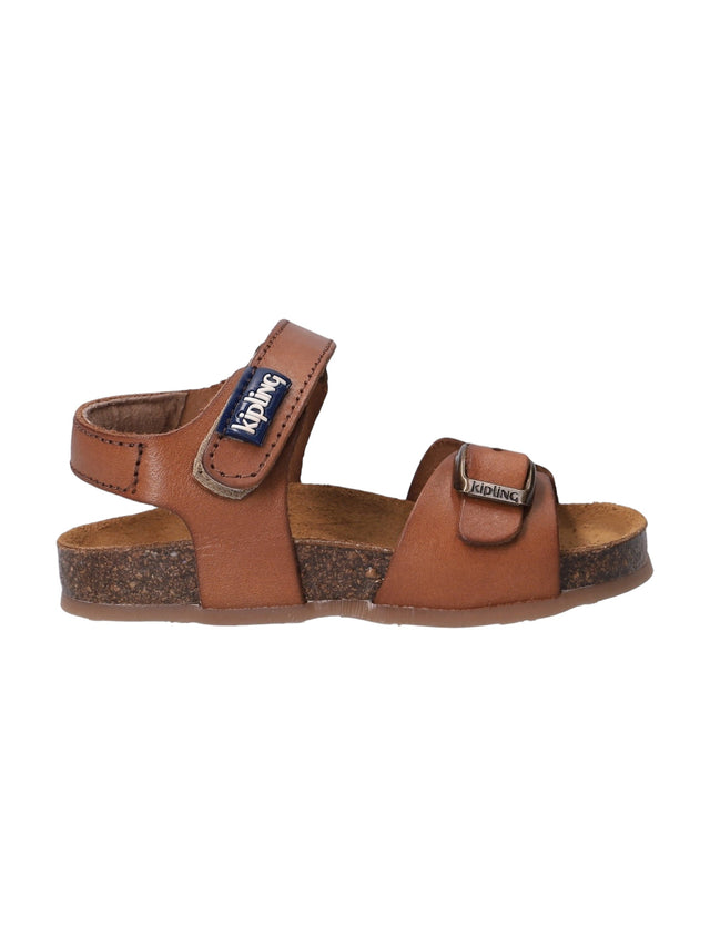 Image for Kids Girl's Plain Sandals,Brown