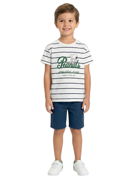 Image for Kids Boy's Stripped Top,White
