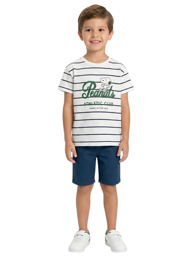 Image for Kids Boy's Stripped Top,White