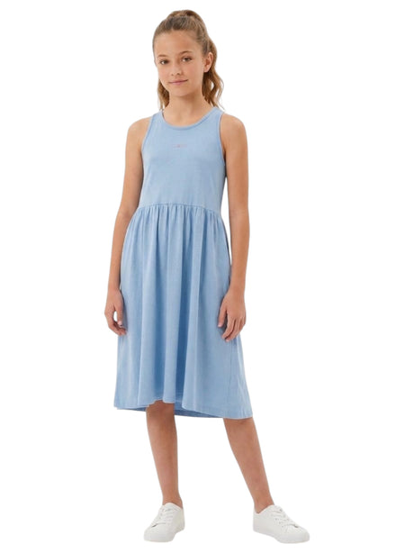 Image for Kids Girl's Plain Dress,Blue