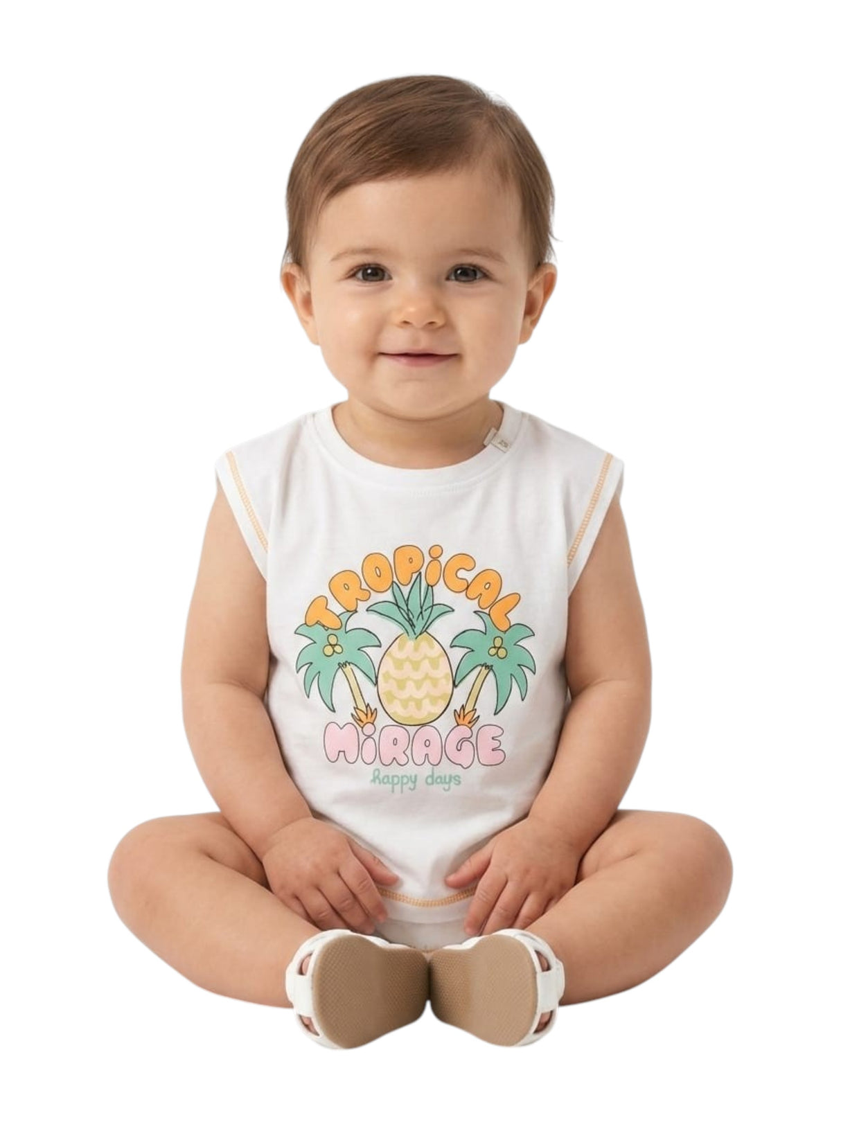 Image for Kids Boy's Printed Top,White