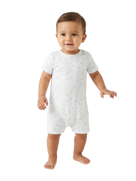 Image for Kids Boy's Printed Jumpsuit,White